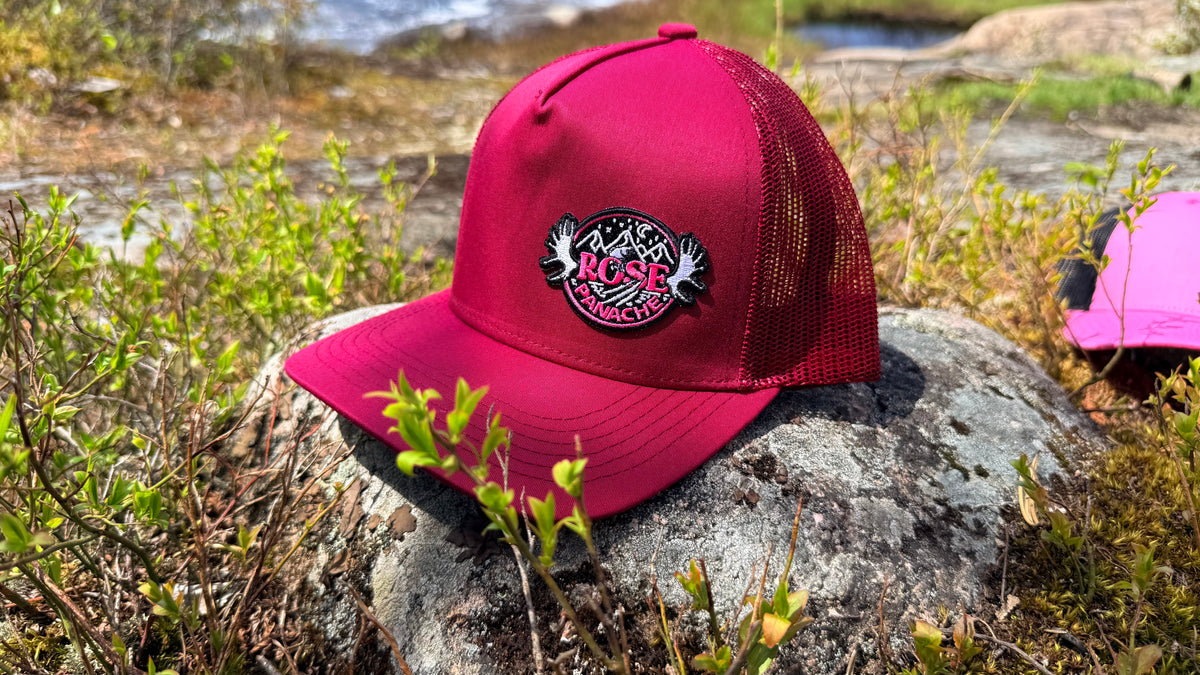 Casquette rose frambroise