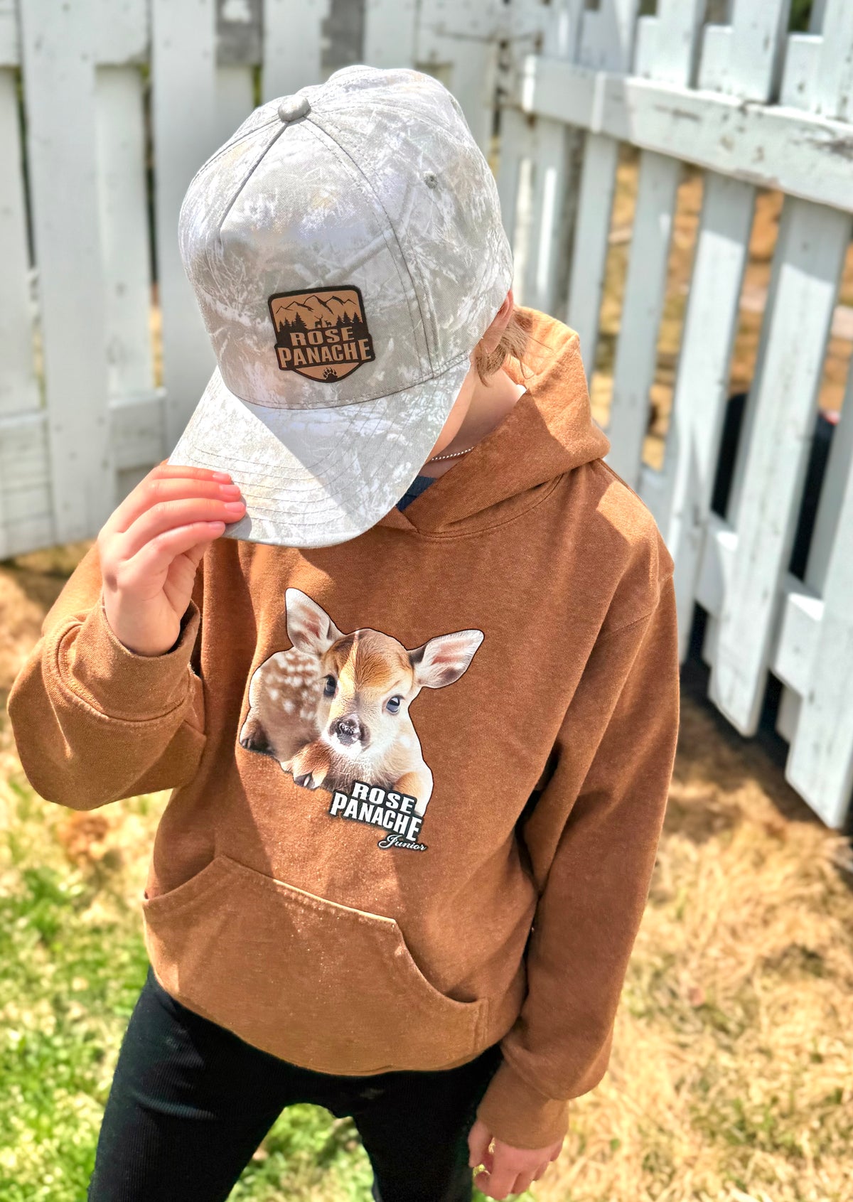 Casquette camouflage blanche