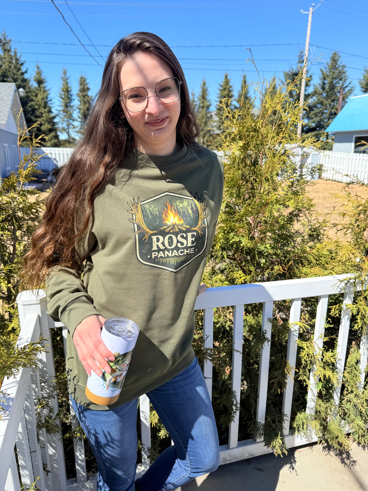 Crew neck camping