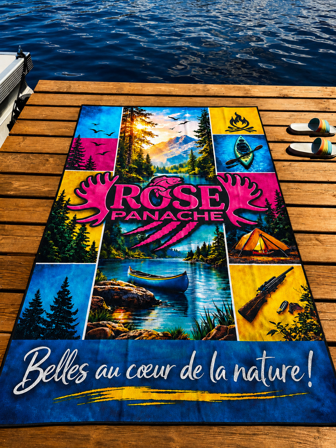 Serviette de plage en micro fibre