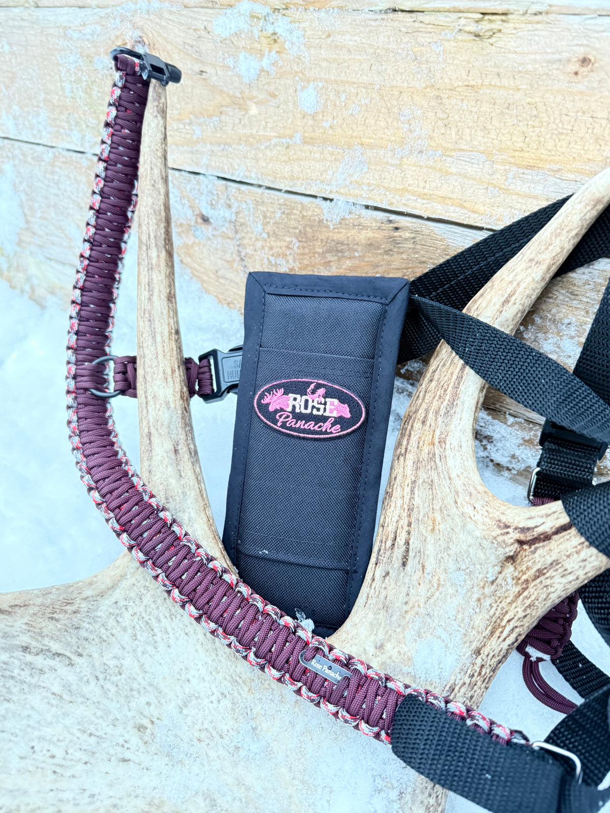 Courroie  Rose panache en collaboration avec SAM HUNTING