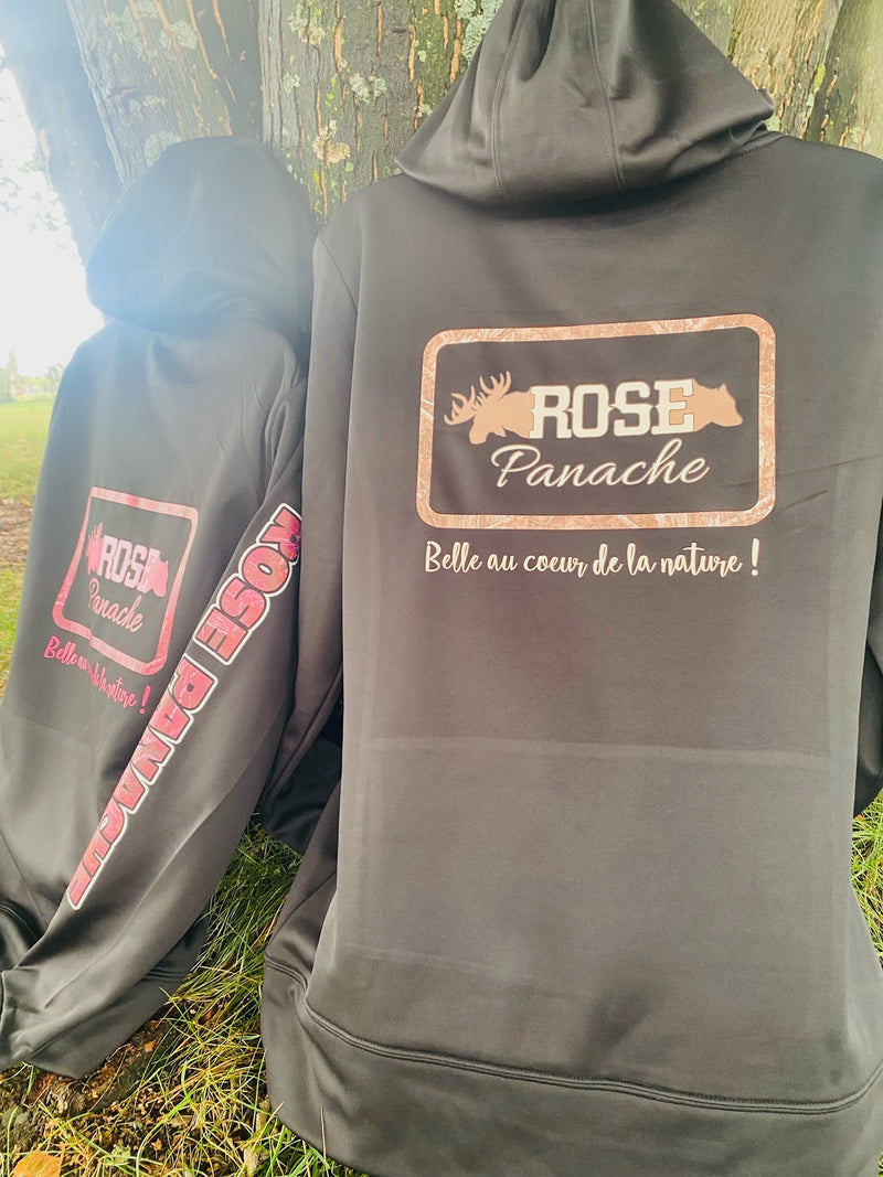 HOODIE ROSE PANACHE ( AFFICHE TES COULEURS )