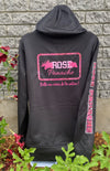 HOODIE ROSE PANACHE ( AFFICHE TES COULEURS )