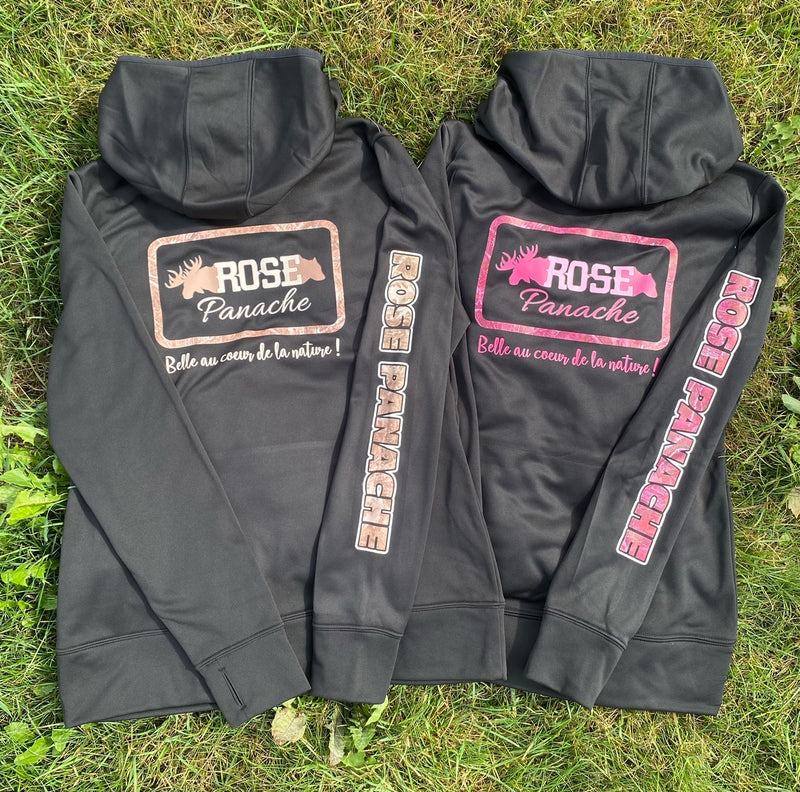 HOODIE ROSE PANACHE ( AFFICHE TES COULEURS )