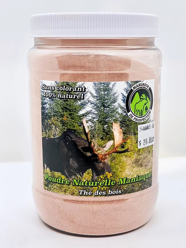 POUDRE NATURELLE MANIAQUE THÉ DES BOIS 32OZ.